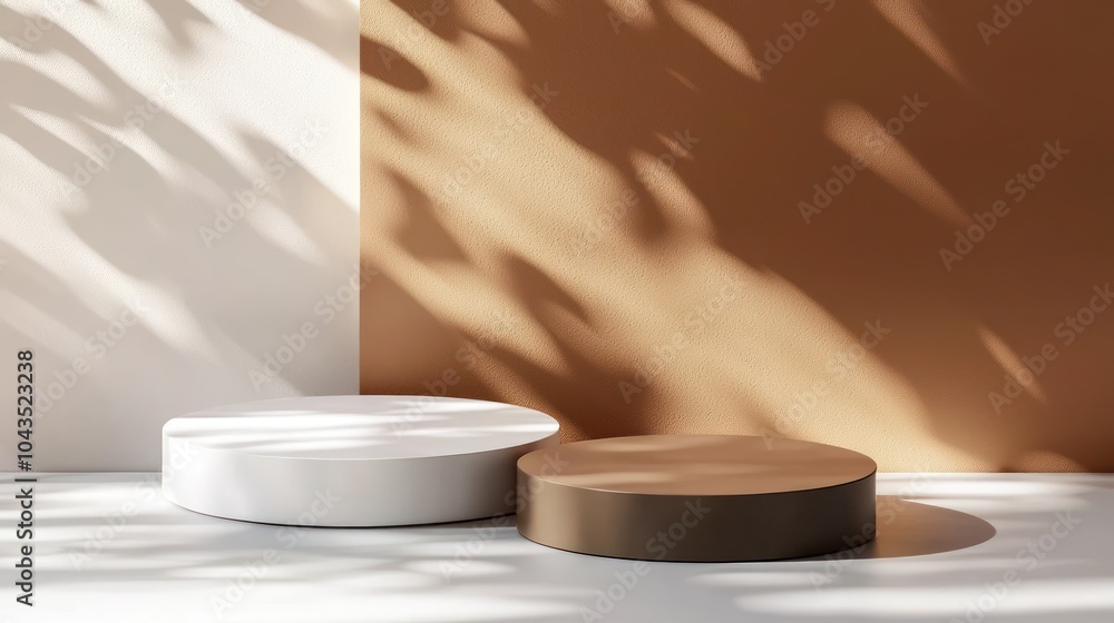 3D Realistic Round Pedestal Mockup 3D Realistic Round Pedestal Mockup