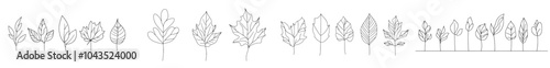 The continuous line drawing of autumn leaves is perfect for decoration, element, card, presentation, printing, advertisement, poster, ornament, elements, background, etc.