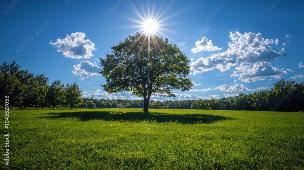 Obraz premium Spring Forest Meadow Design