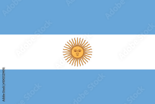 argentina vector flag illustration