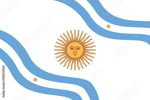 argentina vector flag illustration