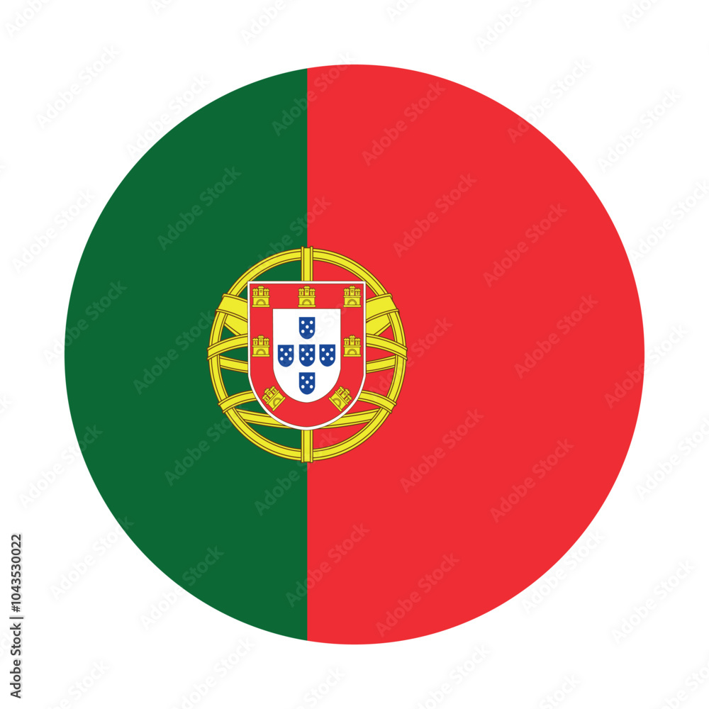 Obraz premium portugal flag vector