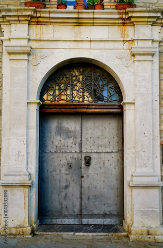 Guardia Perticara, perfectly preserved medieval village, Potenza, Basilicata, Italy photo