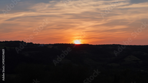 Wallpaper Mural Sunsets in the hill background. Torontodigital.ca