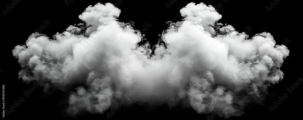 Smoke on Black Background Smoke on Black Background