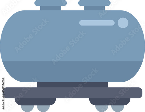 Tank wagon transporting oil or gas, a crucial part of the energy and petrochemical industries
