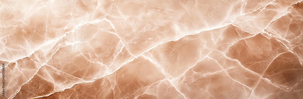 Fototapeta premium Elegant beige marble texture with natural veins, perfect for backgrounds, interior design, and architectural inspiration.