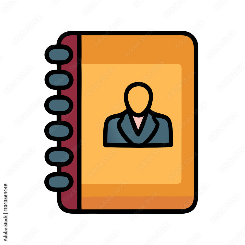 Icon for business folders notebook calendar Icon for business folders notebook calendar