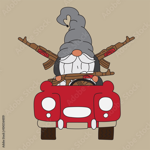 illustration, vector gnome 