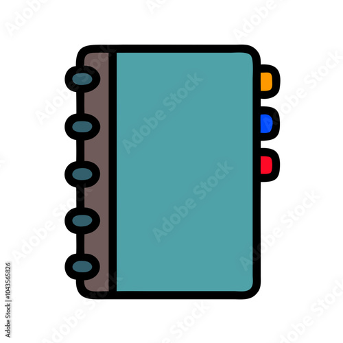 Icon for business folders notebook calendar