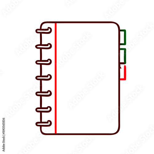 Icon for business folders notebook calendar