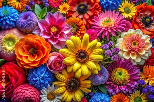 Colorful Flower Portraits - Vibrant Floral Collection for Stunning Nature Photography