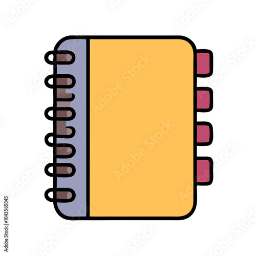 Icon for business folders notebook calendar