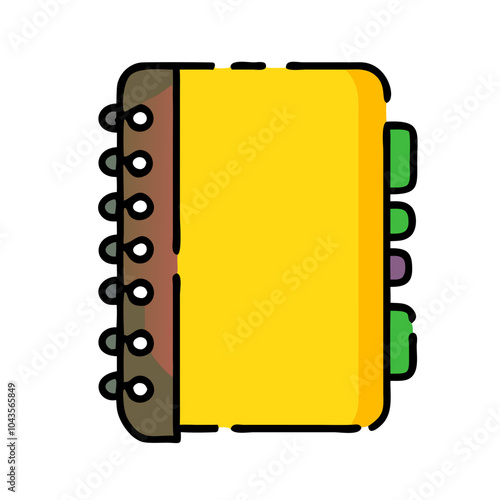 Icon for business folders notebook calendar