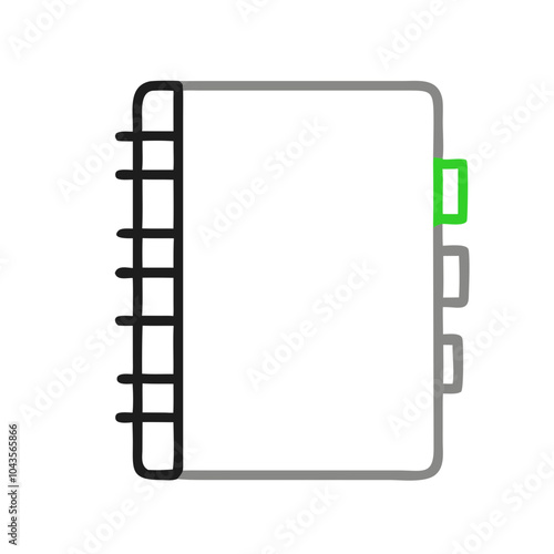 Icon for business folders notebook calendar