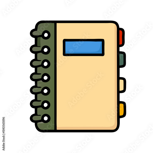 Icon for business folders notebook calendar
