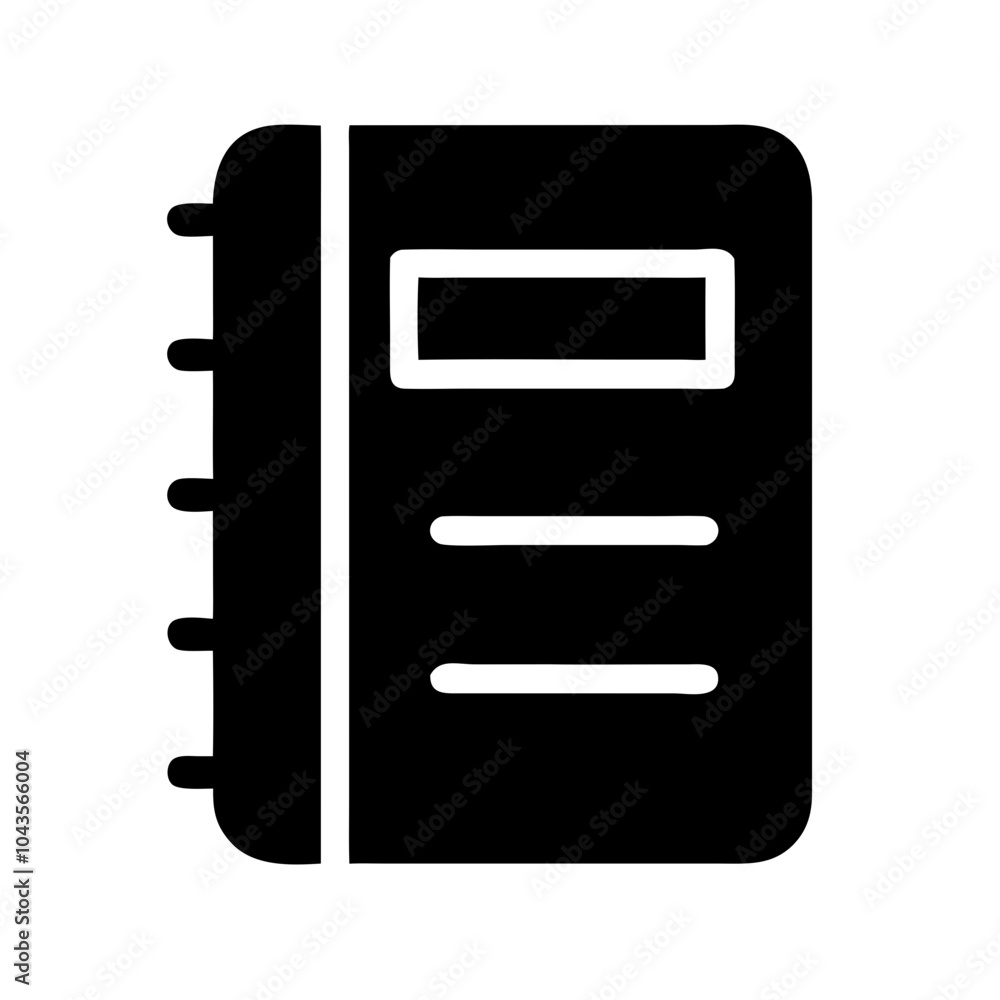 Icon for business folders notebook calendar Icon for business folders notebook calendar