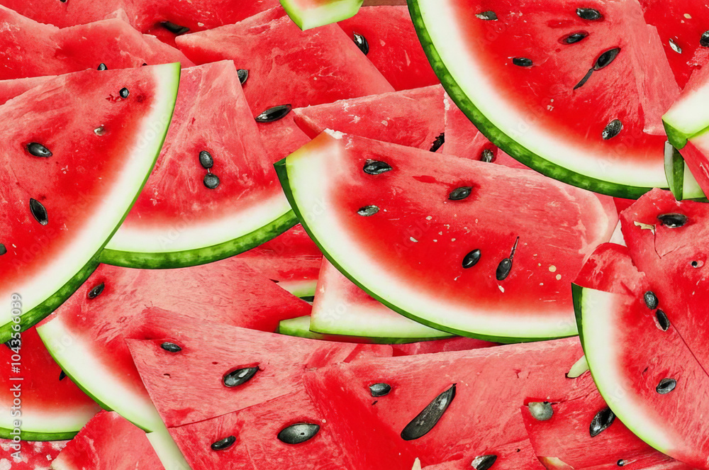 Watermelon pulp background with pits. Watermelon pulp background with pits.