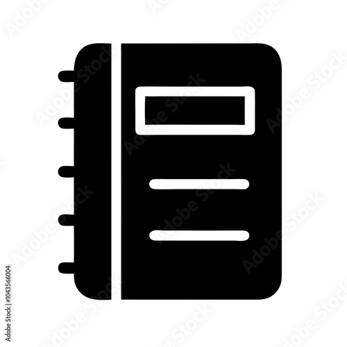 Icon for business folders notebook calendar