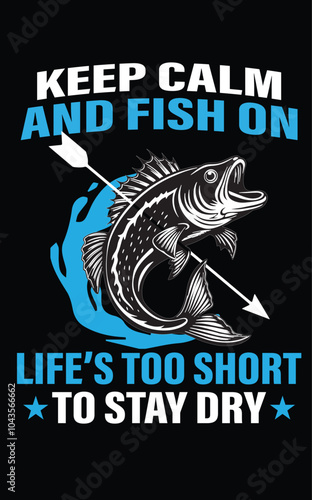 Fishing T-shirt Design, Fishing Vector Graphic