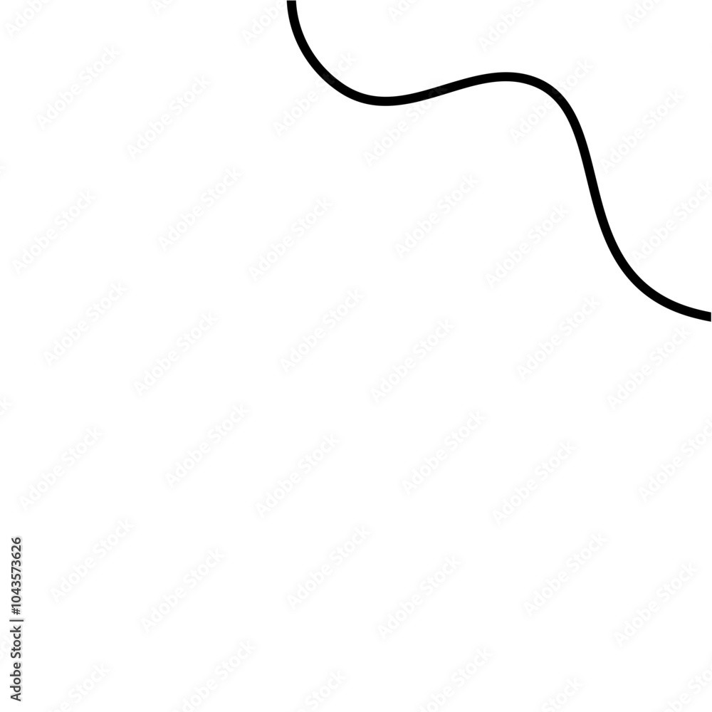 Abstract shape corner border Abstract shape corner border