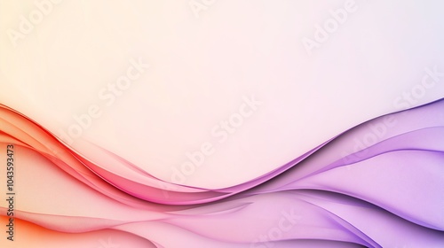 Serene Abstract Waves: Pastel Hues 