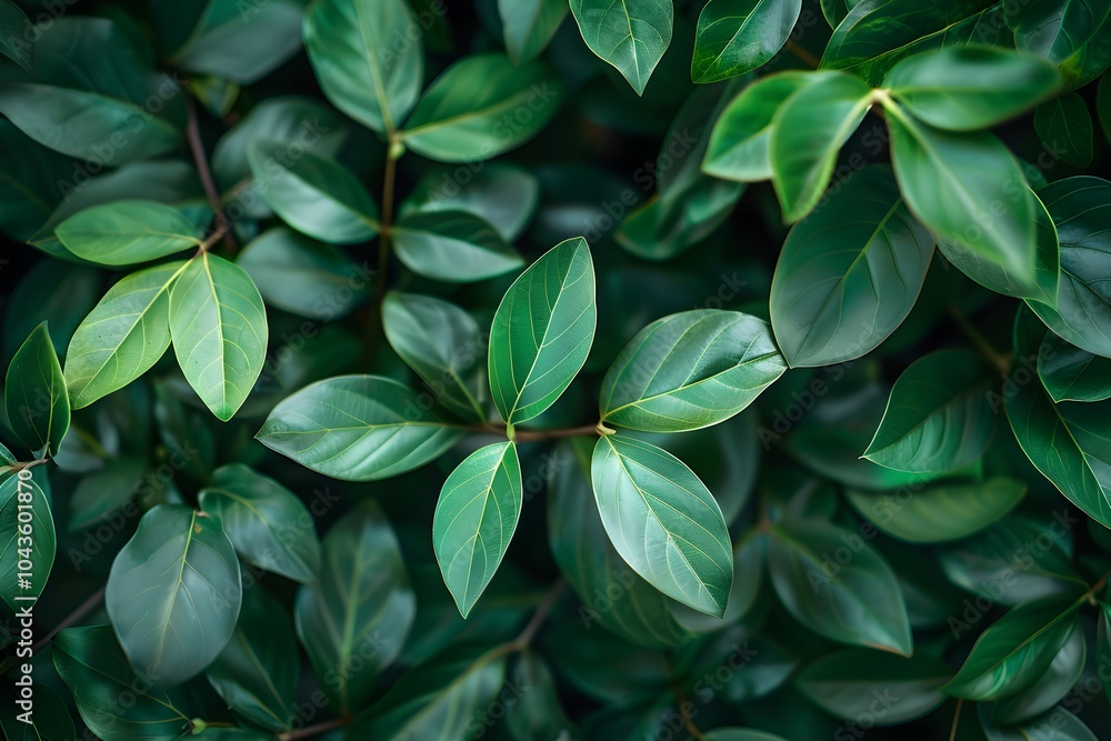 A close up of a plant with green leaves A close up of a plant with green leaves