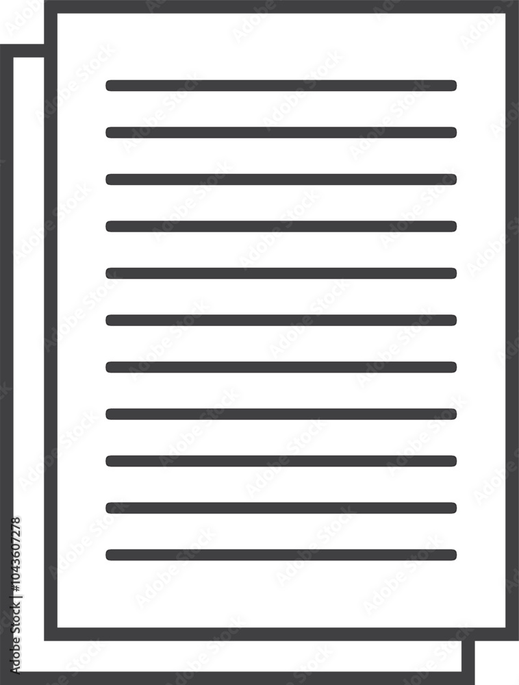 Document Vector Illustration Design. Transparent Background. Document Vector Illustration Design. Transparent Background.