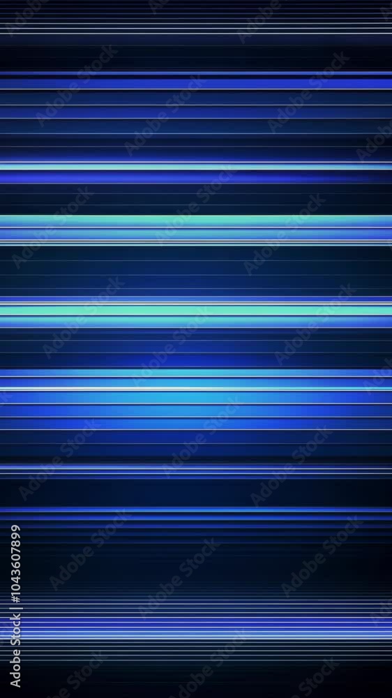 Abstract blue horizontal lines pattern, digital
