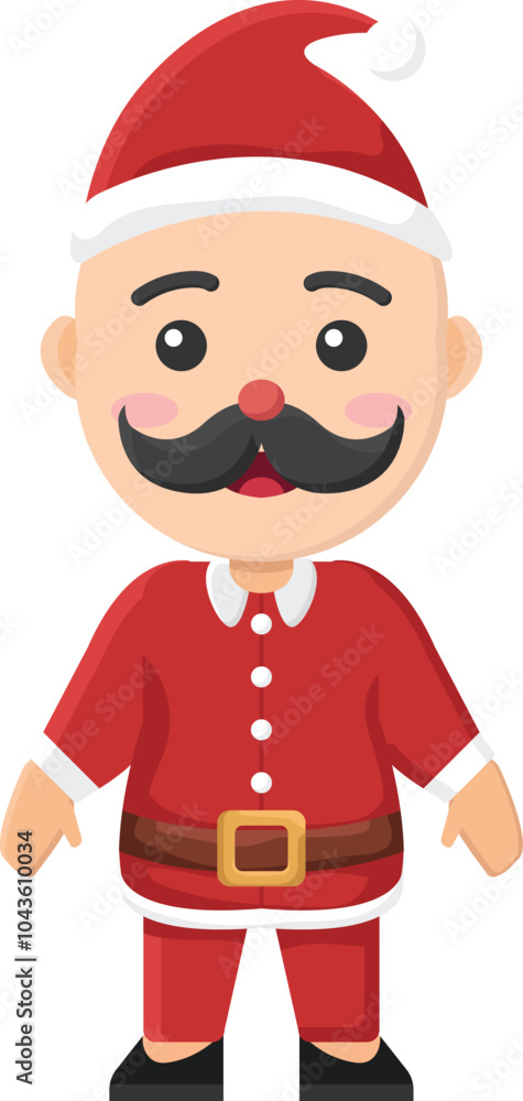 santa claus event event merry christmas new year illustration character winter cartoon joy cute gift