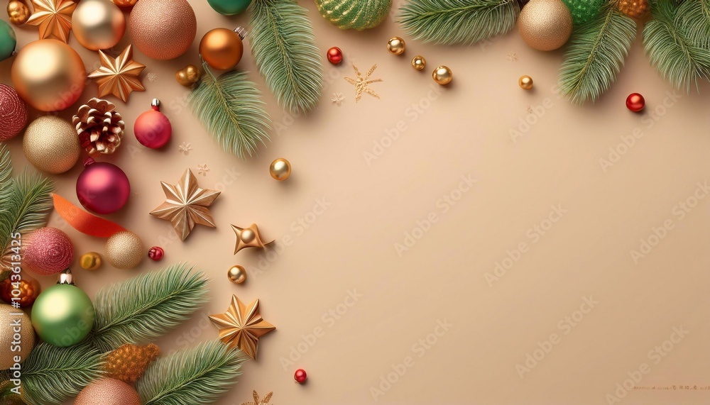 Christmas bright background with space for text. Billboard and advertising concept. Christmas bright background with space for text. Billboard and advertising concept.