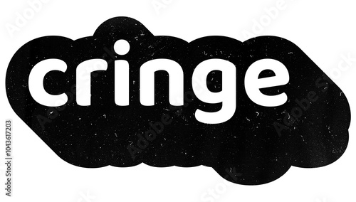 Photos slang con tipografia moderna cringe gen z alpha