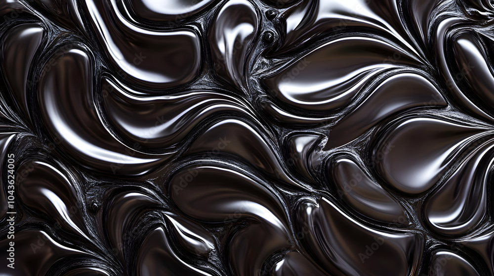 A Rich Ruthenium Background with Swirling Elements and Organic Shapes for Creative Projects A Rich Ruthenium Background with Swirling Elements and Organic Shapes for Creative Projects