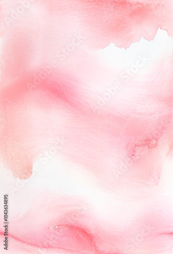 pastel pink aquarelle background with free space