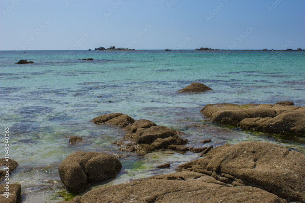 Ocean coast, sea and rocks Ocean coast, sea and rocks