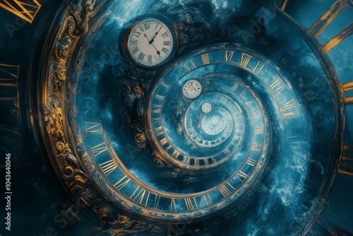 The Passage of Time, The Passage of Time, Concept of time, clock.	 photo