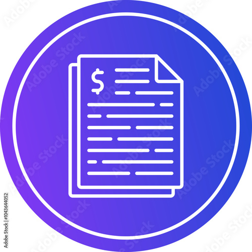 Bank Statement Icon