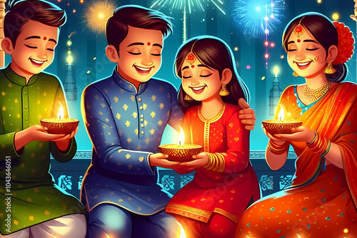 Deepavali Family Celeberation