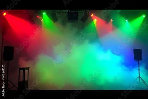 Fog Lighting with Gels Using colored gels to create a specific c photo