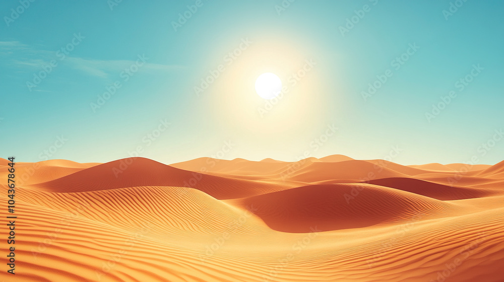 Desert landscape under clear sky
Desert landscape under clear sky