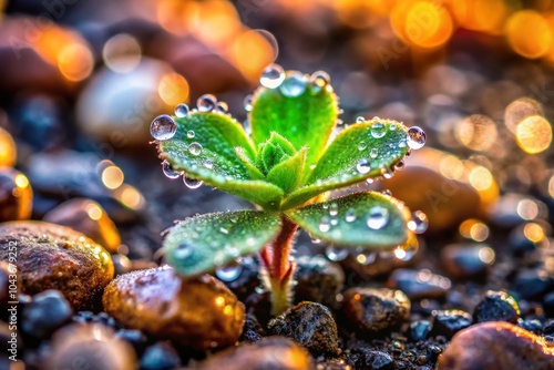 Macro Photography of Resilient Nature in Close-Up Detail photo