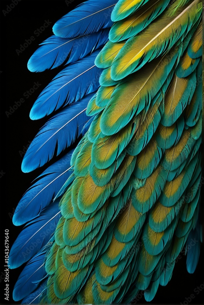 Obraz premium Vibrant Feathers