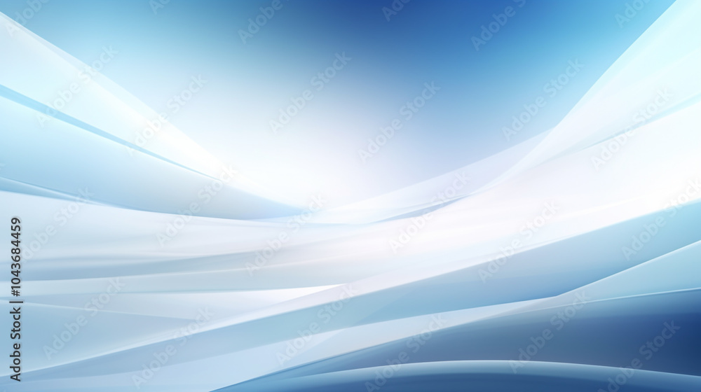 Abstract Blue Curved Lines with Reflective Surface, abstract bright light color blue Futuristic Background. Abstract Blue Curved Lines with Reflective Surface, abstract bright light color blue Futuristic Background.