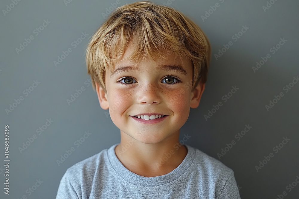 portrait of an white little boy with a smile portrait of an white little boy with a smile