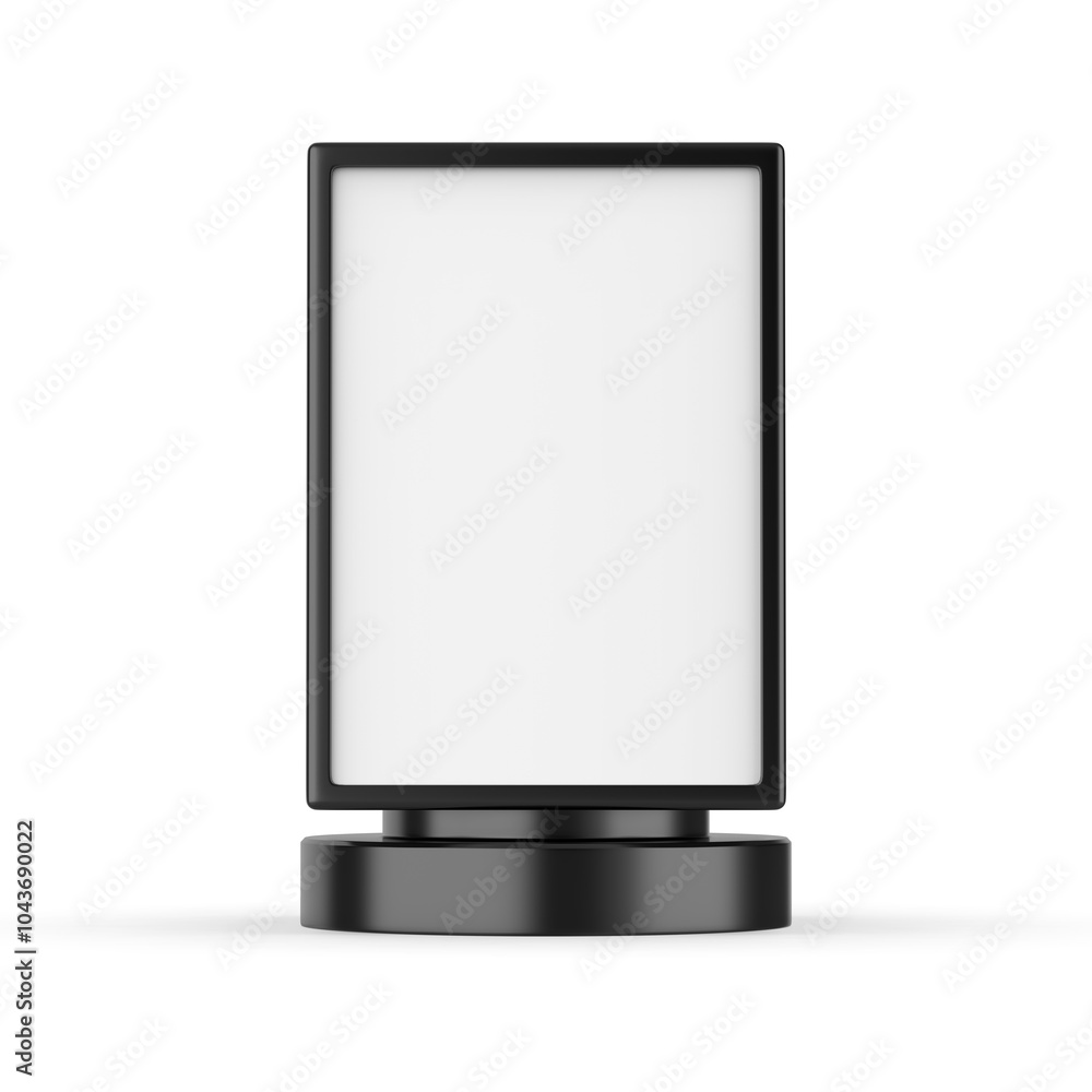 Blank rotating pen stand template for branding and mockup 3d illustration. Blank rotating pen stand template for branding and mockup 3d illustration.