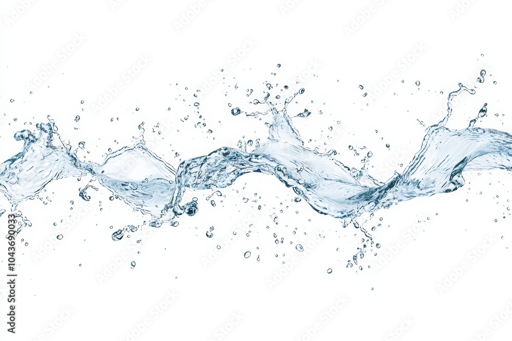 A blue water swirl splash in the form of a wave is isolated on a clear png background. A blue water swirl splash in the form of a wave is isolated on a clear png background.