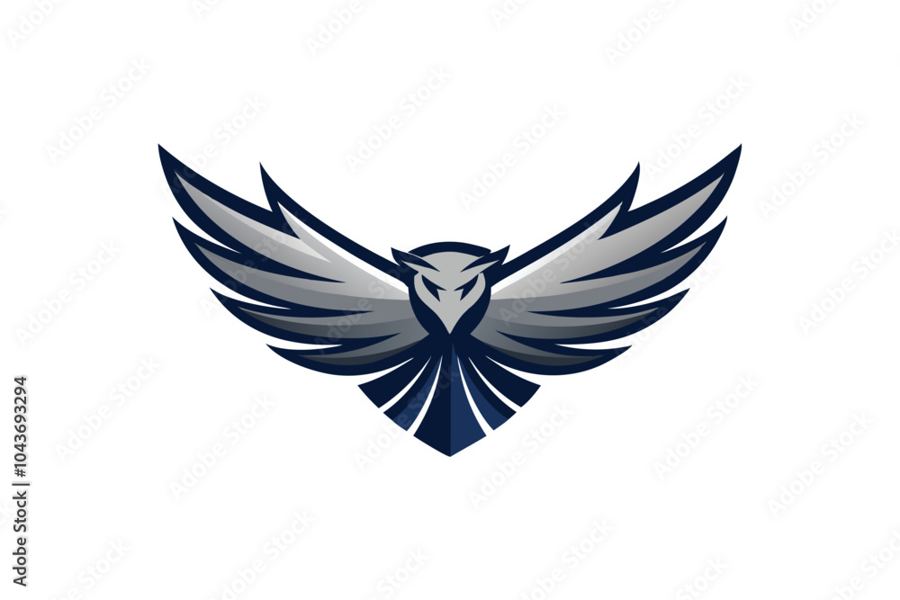 Eagle Flying Logo Design Icon Majestic and Powerful Bird of Prey Vector Illustration for Bold Branding Eagle Flying Logo Design Icon Majestic and Powerful Bird of Prey Vector Illustration for Bold Branding