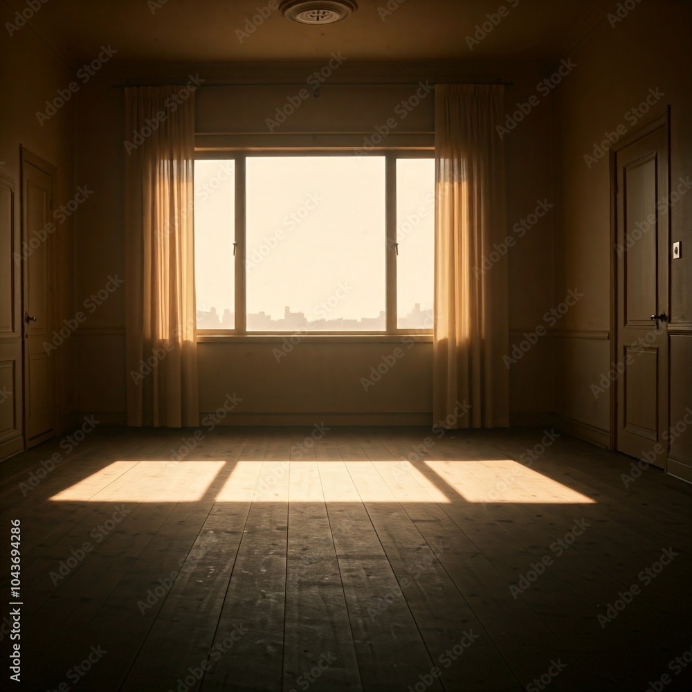 empty room with window empty room with window