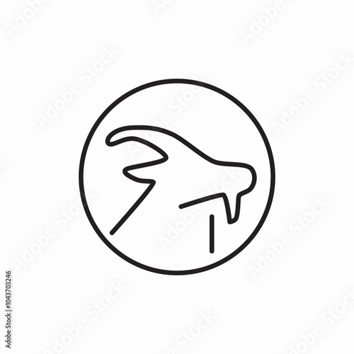 goat symbol icon sign vector