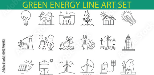 A set of line art icons depicting various hotel services, amenities, and staff, including a bellhop, room service, a reception desk, and a hotel building.